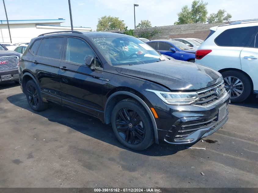 2022 VOLKSWAGEN TIGUAN 2.0T SE R-LINE BLACK