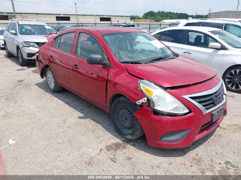 2015 NISSAN VERSA 1.6 S+