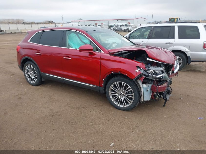 2017 LINCOLN MKX RESERVE