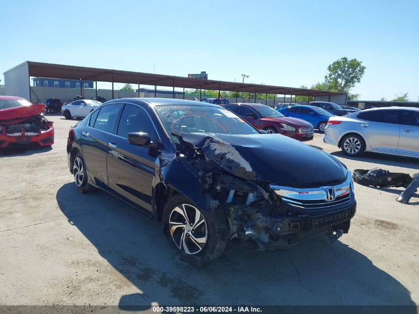 2016 HONDA ACCORD LX