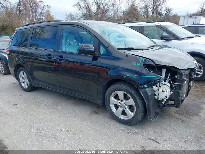 2014 TOYOTA SIENNA LE V6 8 PASSENGER