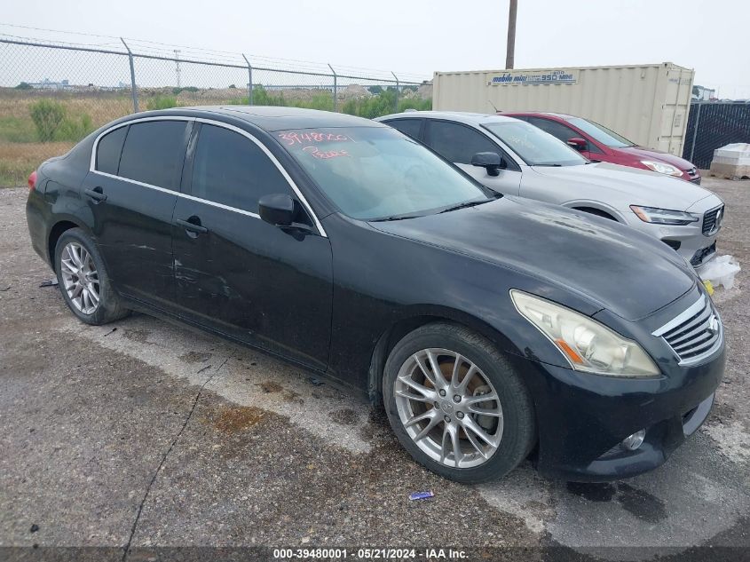 2010 INFINITI G37X X