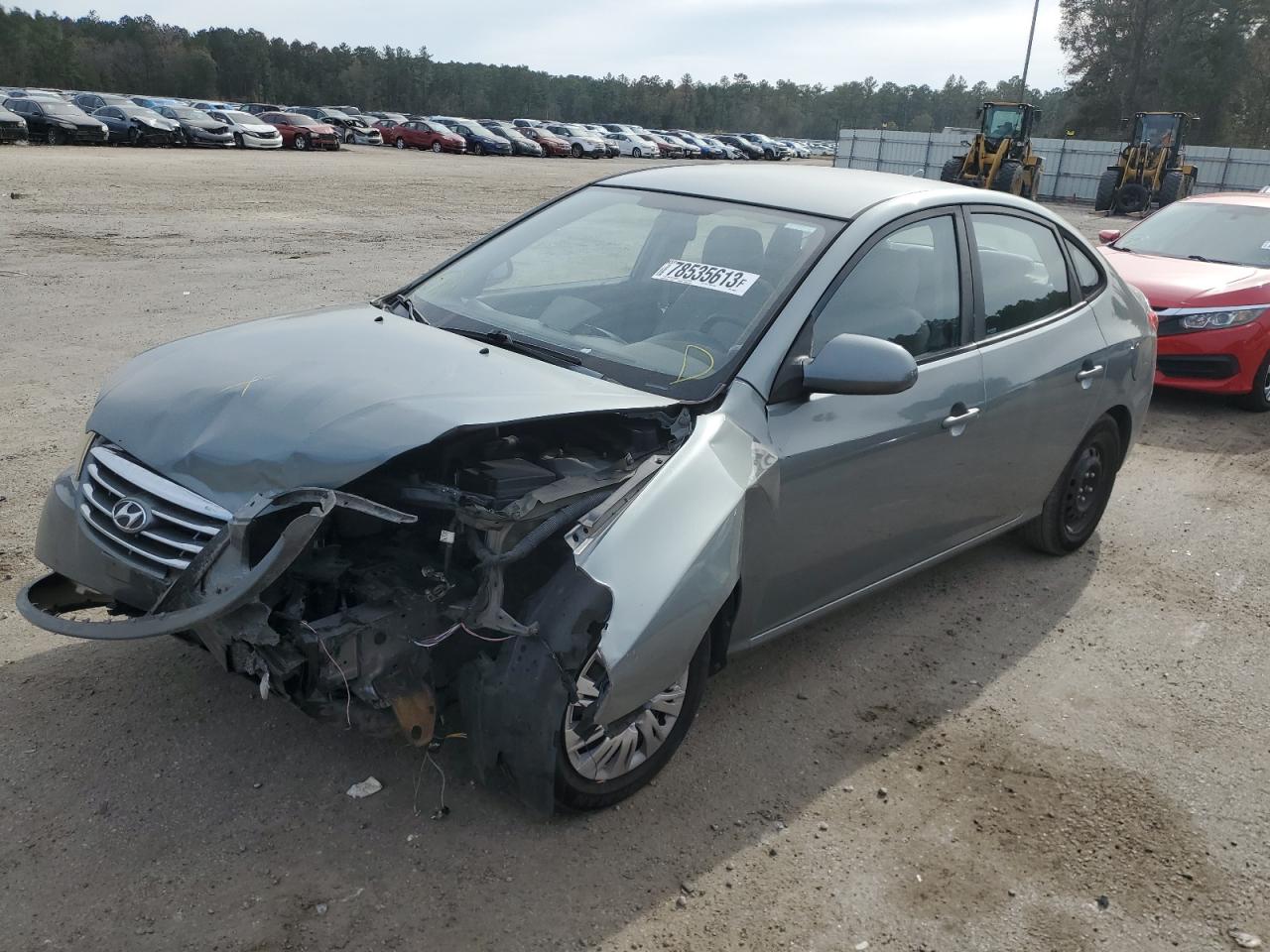 2010 HYUNDAI ELANTRA BLUE