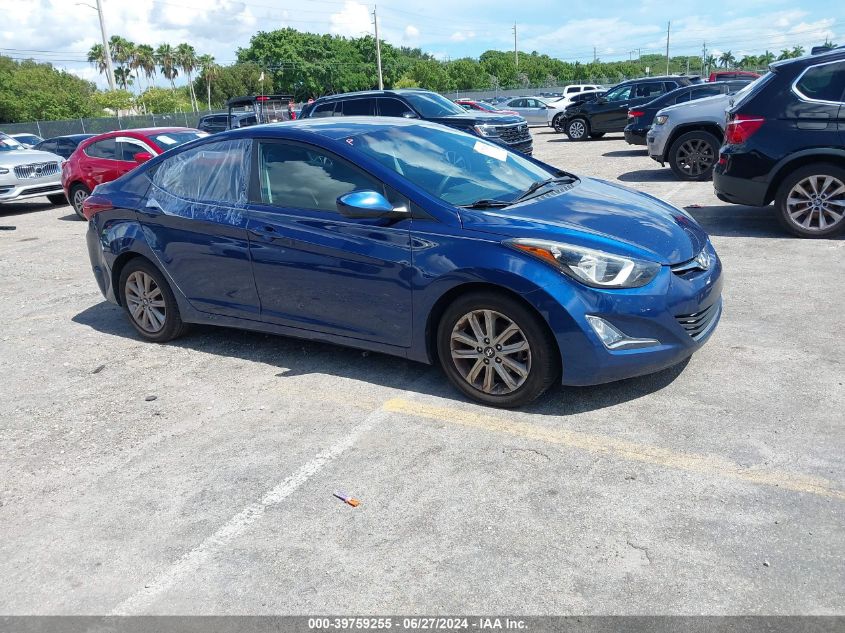 2015 HYUNDAI ELANTRA SE