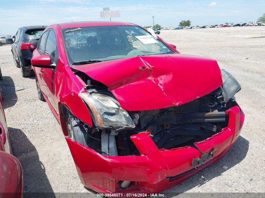 2012 NISSAN SENTRA 2.0 SR