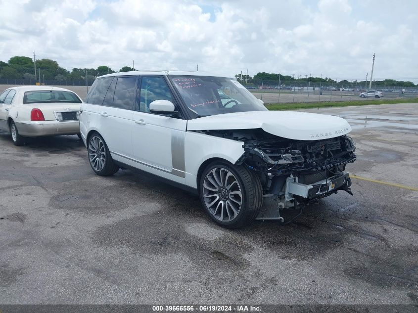 2019 LAND ROVER RANGE ROVER SUPERCHARGED