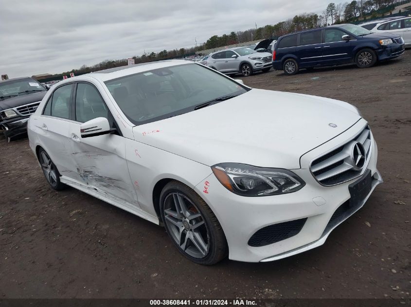 2016 MERCEDES-BENZ E 350 4MATIC