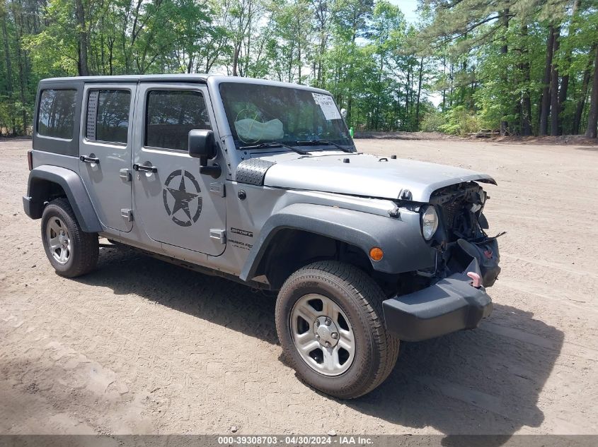 2018 JEEP WRANGLER JK UNLIMITED SPORT 4X4