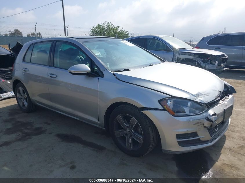 2017 VOLKSWAGEN GOLF TSI S 4-DOOR/TSI SE 4-DOOR/TSI SEL 4-DOOR/TSI WOLFSBURG EDITION 4-DOOR