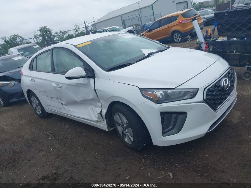 2022 HYUNDAI IONIQ HYBRID BLUE