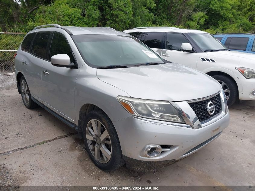 2013 NISSAN PATHFINDER PLATINUM