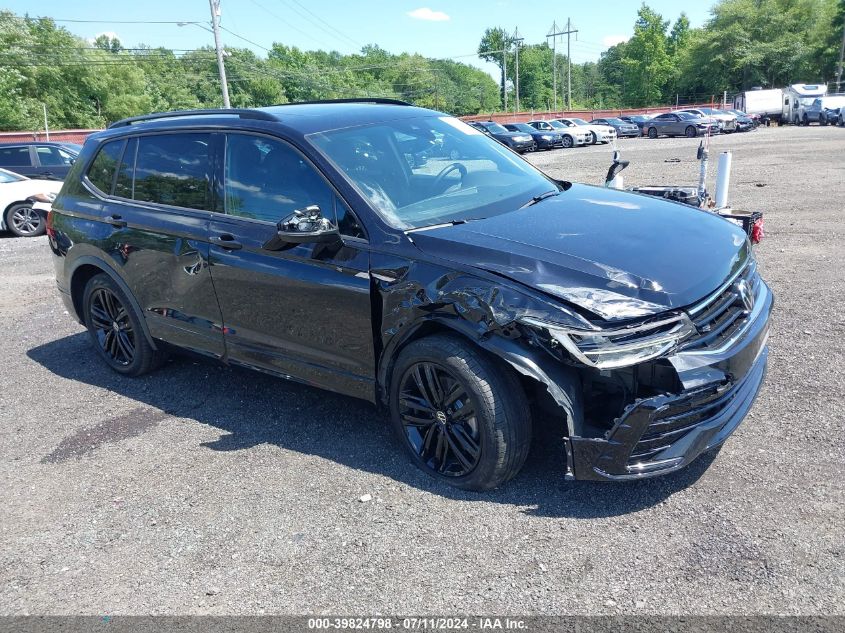 2022 VOLKSWAGEN TIGUAN 2.0T SE R-LINE BLACK