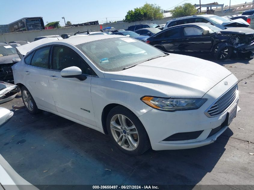 2018 FORD FUSION HYBRID SE