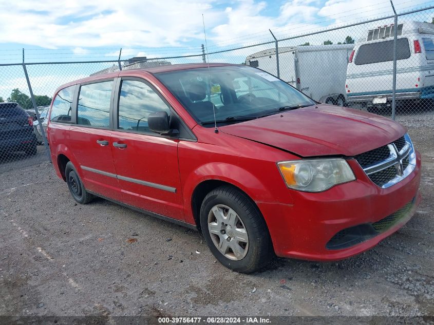 2012 DODGE GRAND CARAVAN SE/AVP