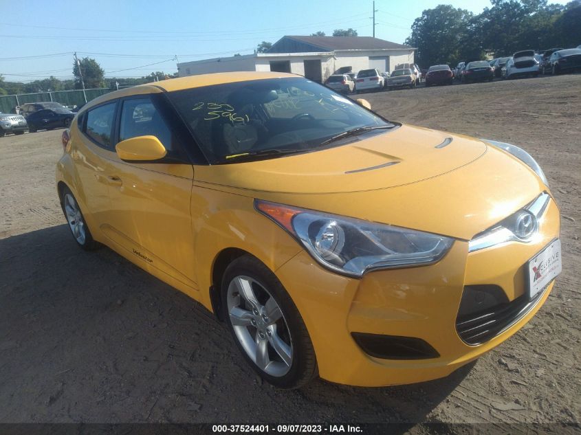 2012 HYUNDAI VELOSTER BASE W/BLACK