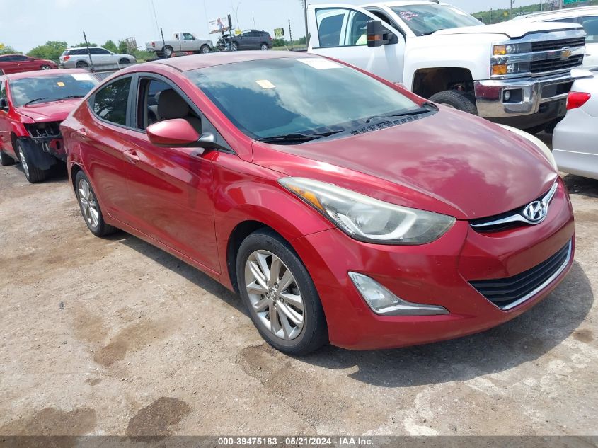 2016 HYUNDAI ELANTRA SE