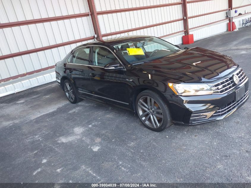 2017 VOLKSWAGEN PASSAT 1.8T R-LINE