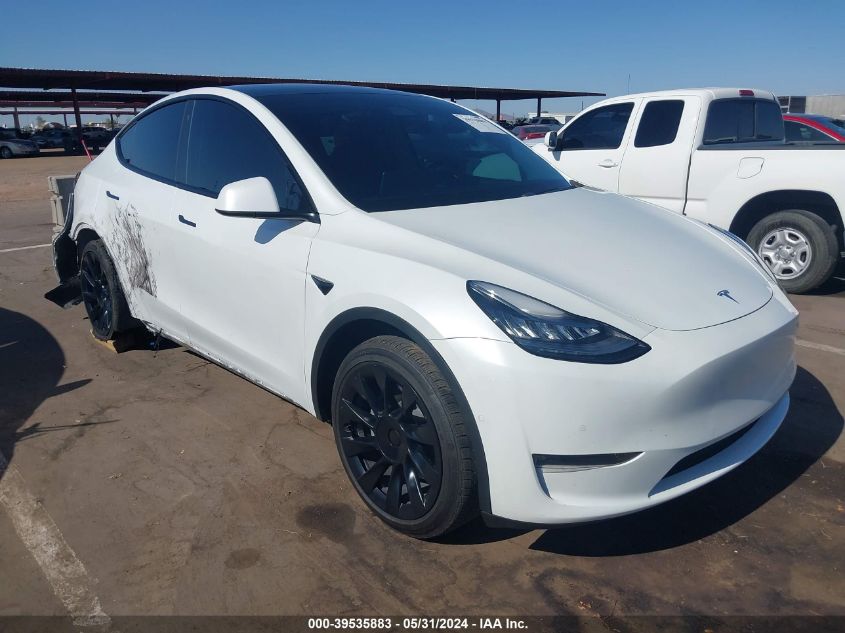 2020 TESLA MODEL Y LONG RANGE DUAL MOTOR ALL-WHEEL DRIVE