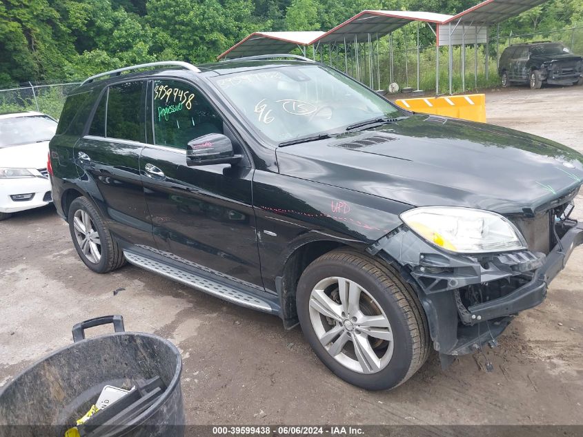 2012 MERCEDES-BENZ ML 350 4MATIC