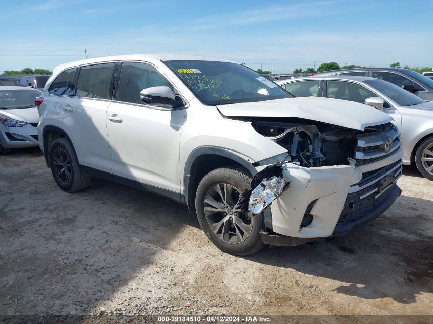 2019 TOYOTA HIGHLANDER LE