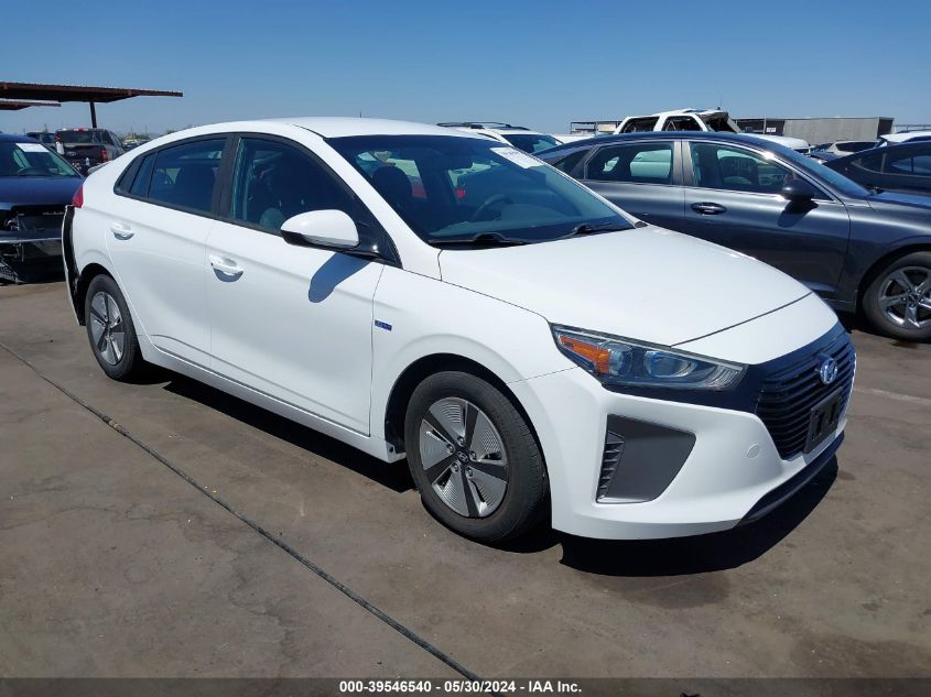 2019 HYUNDAI IONIQ HYBRID BLUE