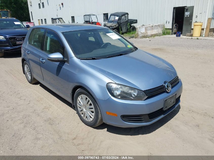 2011 VOLKSWAGEN GOLF 2.5L 4-DOOR