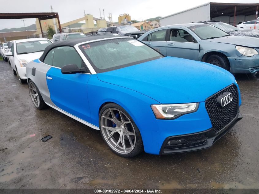 2013 AUDI S5 3.0T PREMIUM PLUS