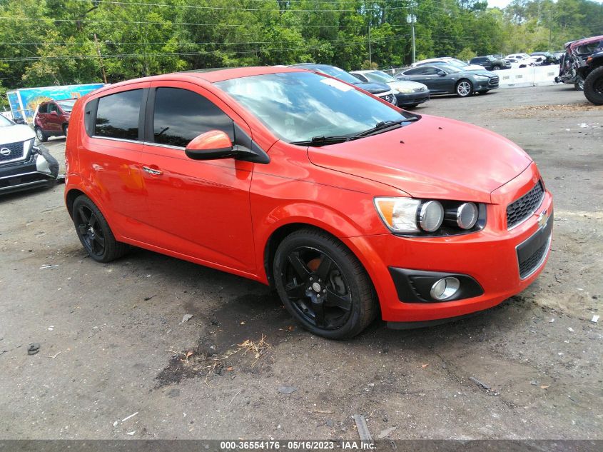 2013 CHEVROLET SONIC LTZ MANUAL