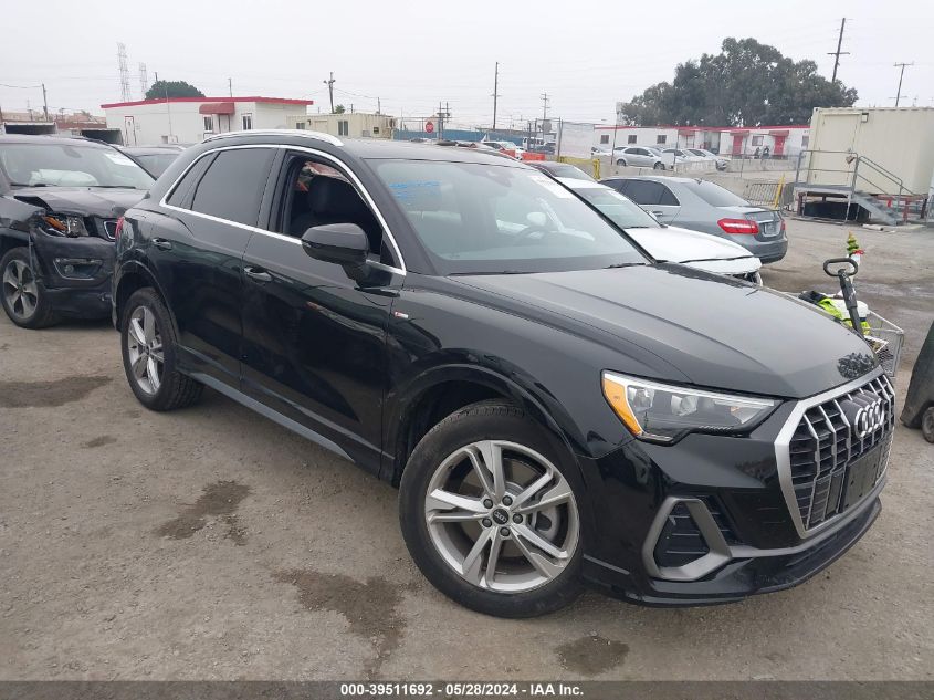 2022 AUDI Q3 PREMIUM 45 TFSI S LINE QUATTRO TIPTRONIC