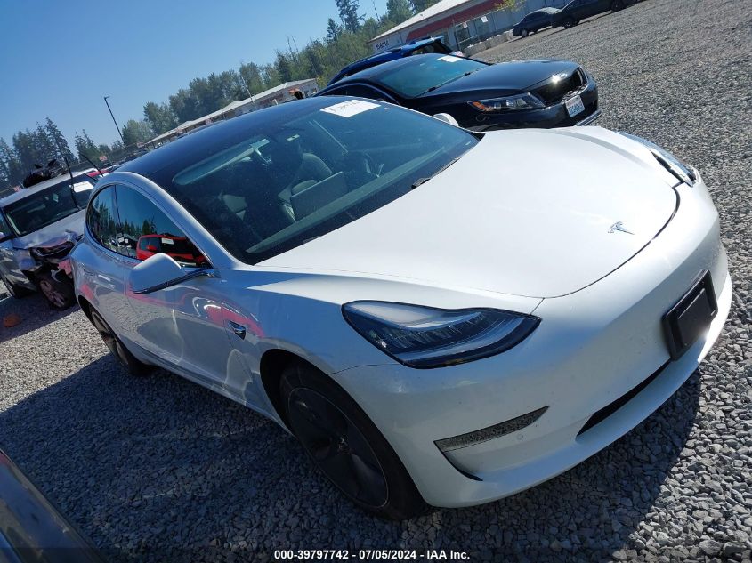 2020 TESLA MODEL 3 STANDARD RANGE PLUS REAR-WHEEL DRIVE/STANDARD RANGE REAR-WHEEL DRIVE