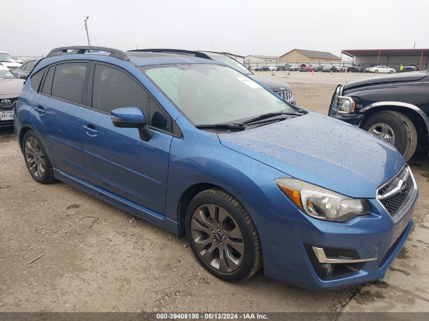 2016 SUBARU IMPREZA 2.0I SPORT PREMIUM