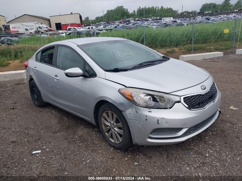 2016 KIA FORTE LX