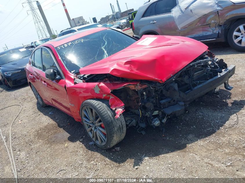 2018 INFINITI Q50 3.0T RED SPORT 400