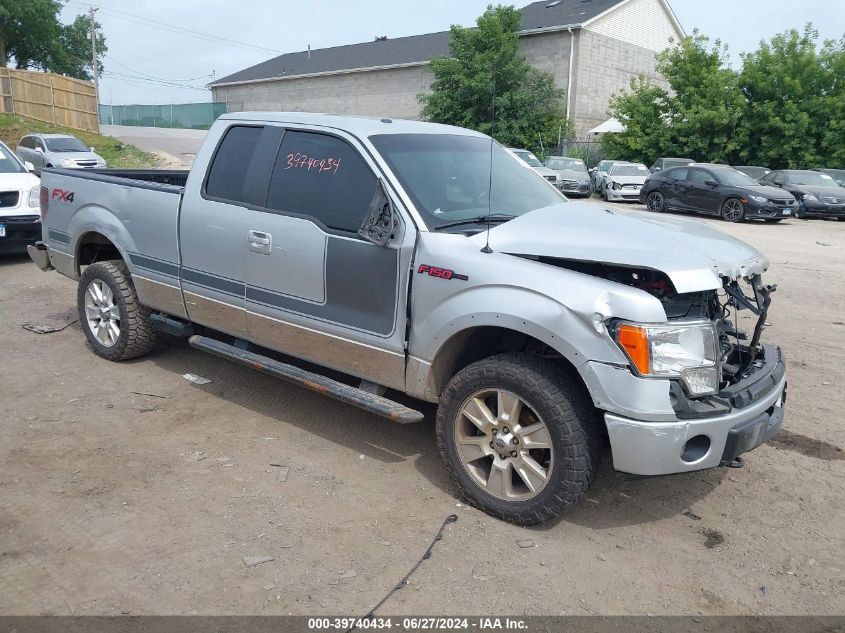 2012 FORD F150 SUPER CAB