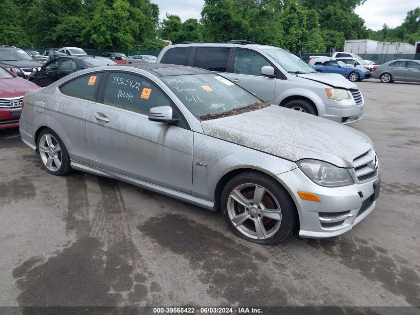 2012 MERCEDES-BENZ C 250 250