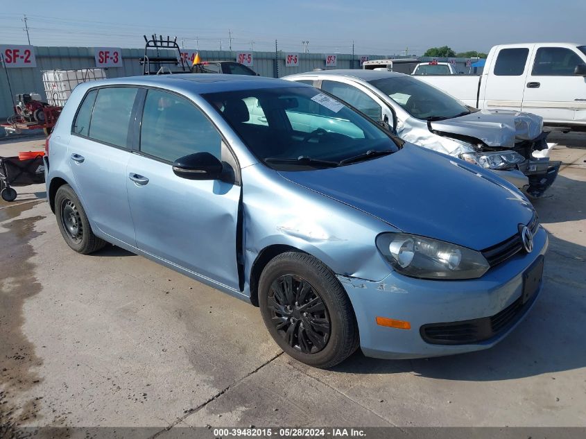 2011 VOLKSWAGEN GOLF 2.5L 4-DOOR