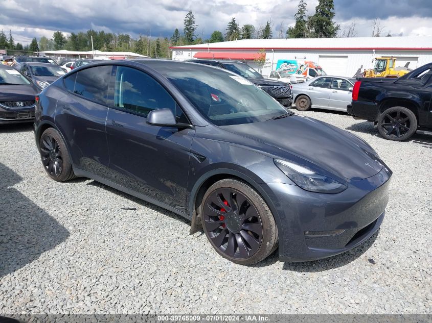 2021 TESLA MODEL Y PERFORMANCE DUAL MOTOR ALL-WHEEL DRIVE