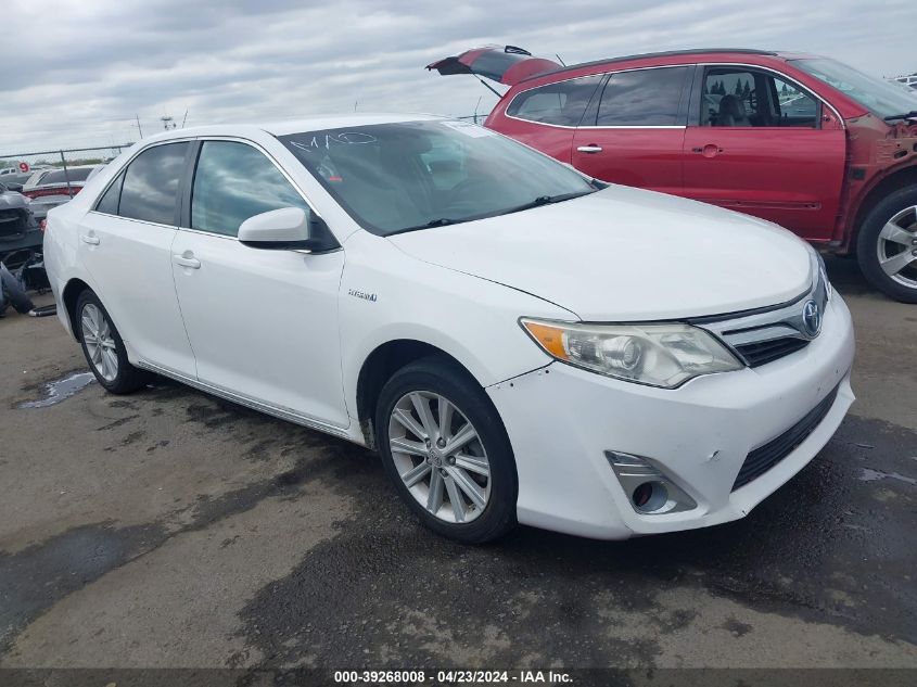 2012 TOYOTA CAMRY HYBRID XLE