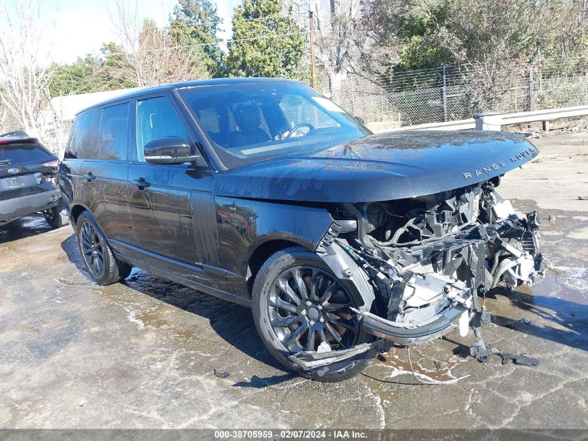 2019 LAND ROVER RANGE ROVER 3.0L V6 SUPERCHARGED HSE