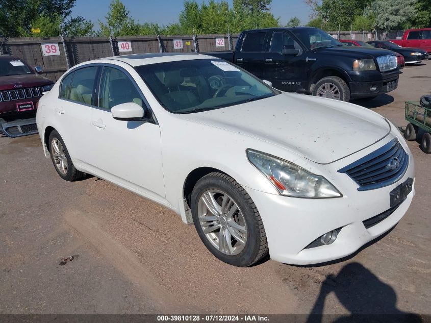 2010 INFINITI G37X