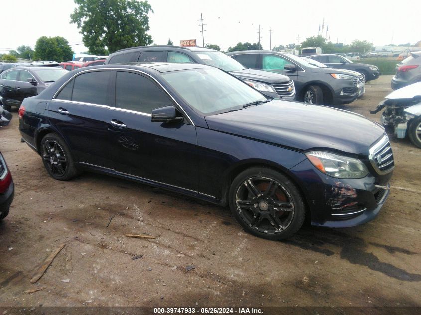 2014 MERCEDES-BENZ E 350 4MATIC