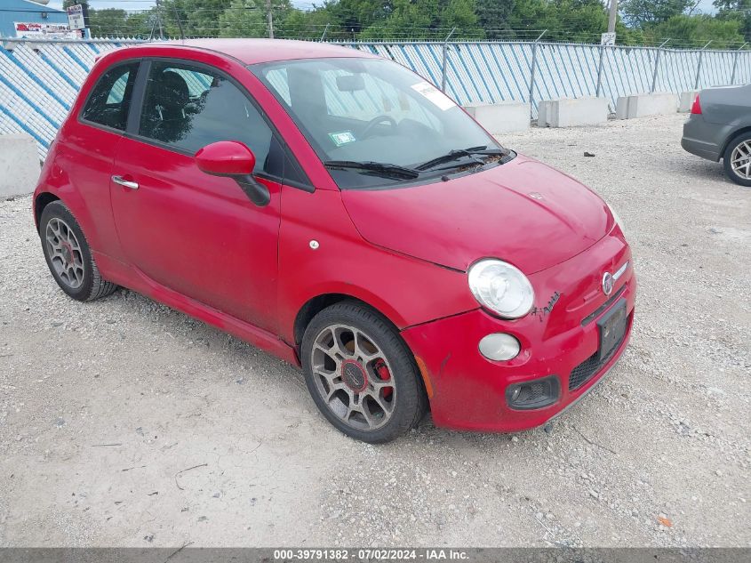 2012 FIAT 500 SPORT