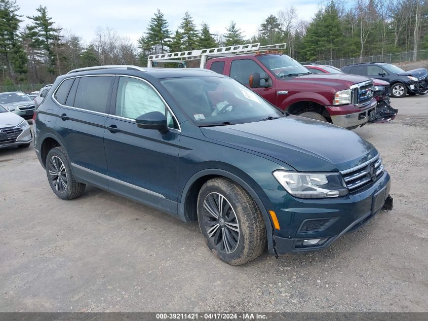 2019 VOLKSWAGEN TIGUAN 2.0T SE/2.0T SEL/2.0T SEL R-LINE/2.0T SEL R-LINE BLACK