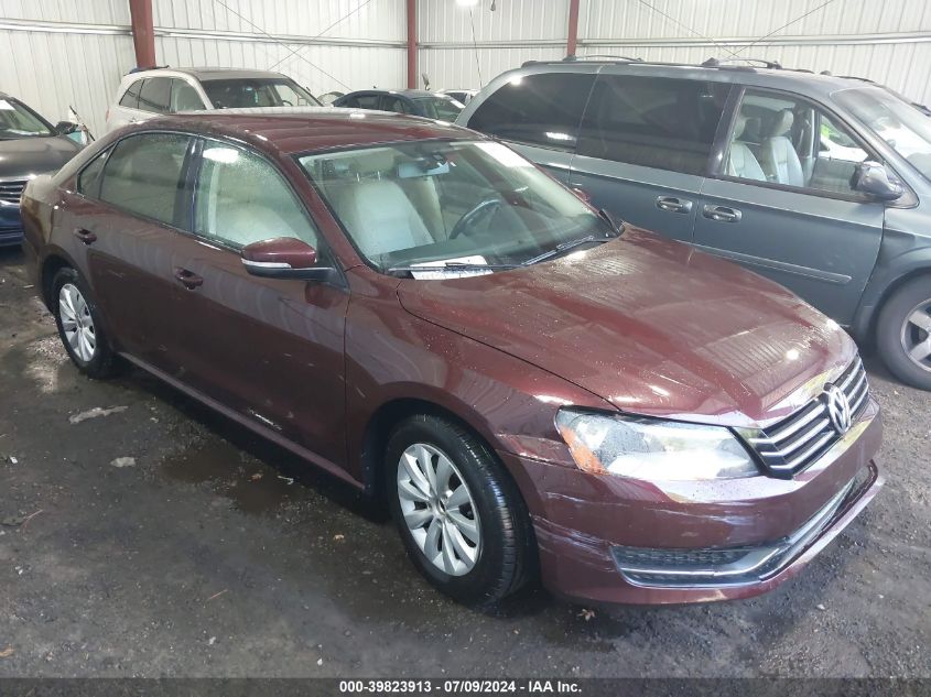 2014 VOLKSWAGEN PASSAT S