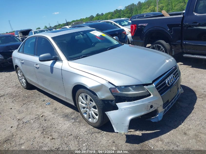 2012 AUDI A4 2.0T PREMIUM