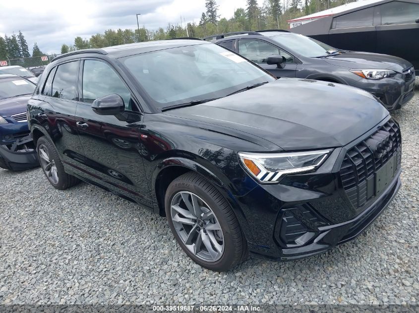 2023 AUDI Q3 PREMIUM PLUS 45 TFSI S LINE QUATTRO TIPTRONIC