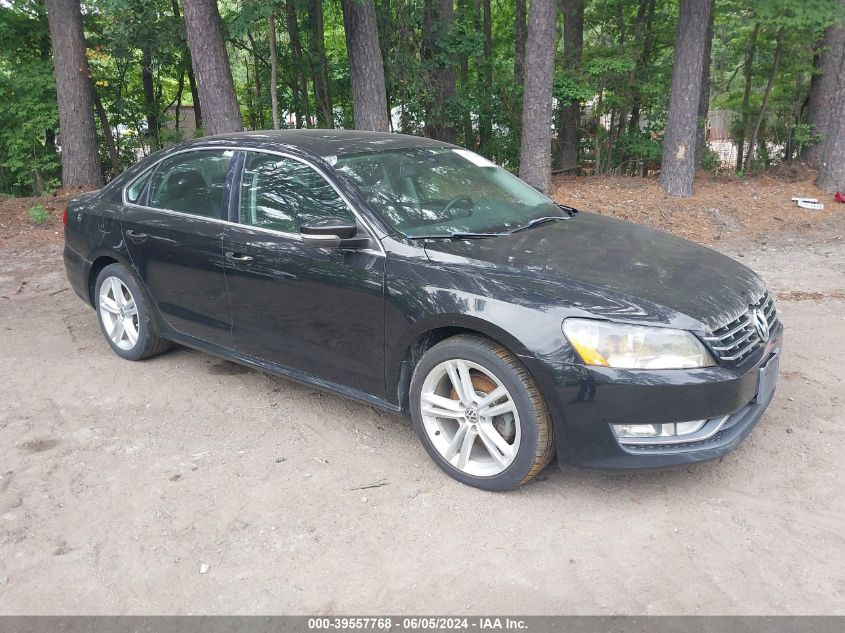 2012 VOLKSWAGEN PASSAT 3.6L V6 SE