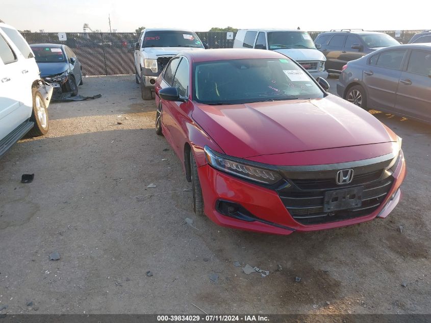 2021 HONDA ACCORD SPORT SE