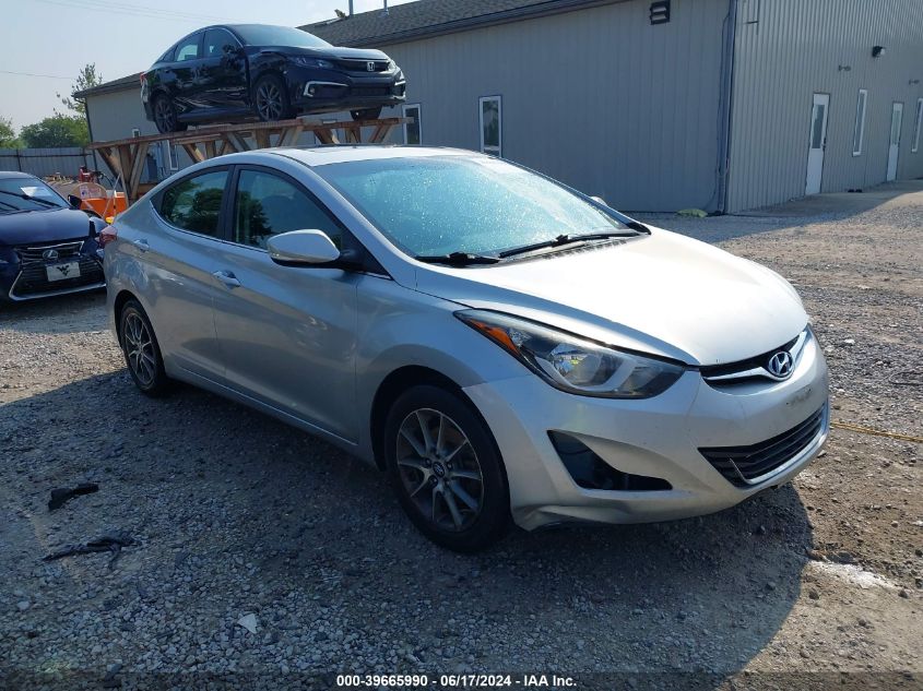 2016 HYUNDAI ELANTRA SE/SPORT/LIMITED