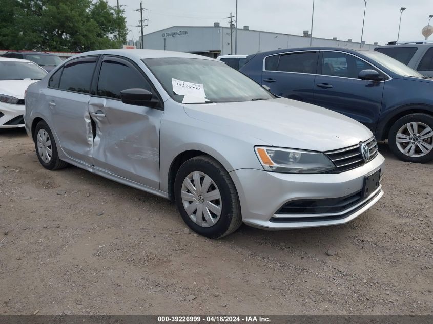 2015 VOLKSWAGEN JETTA 2.0L S